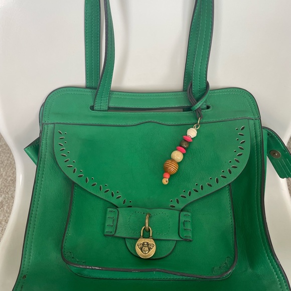 Green Leather Nica Purse - Like New. - Picture 14 of 14